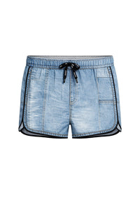 OPEN BLUE // SWIMWEAR 90`S DENIM SHORTS