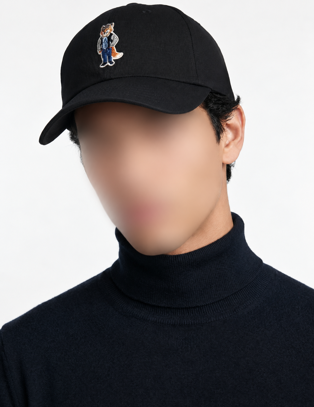 Casquette avec écusson brodé - Black