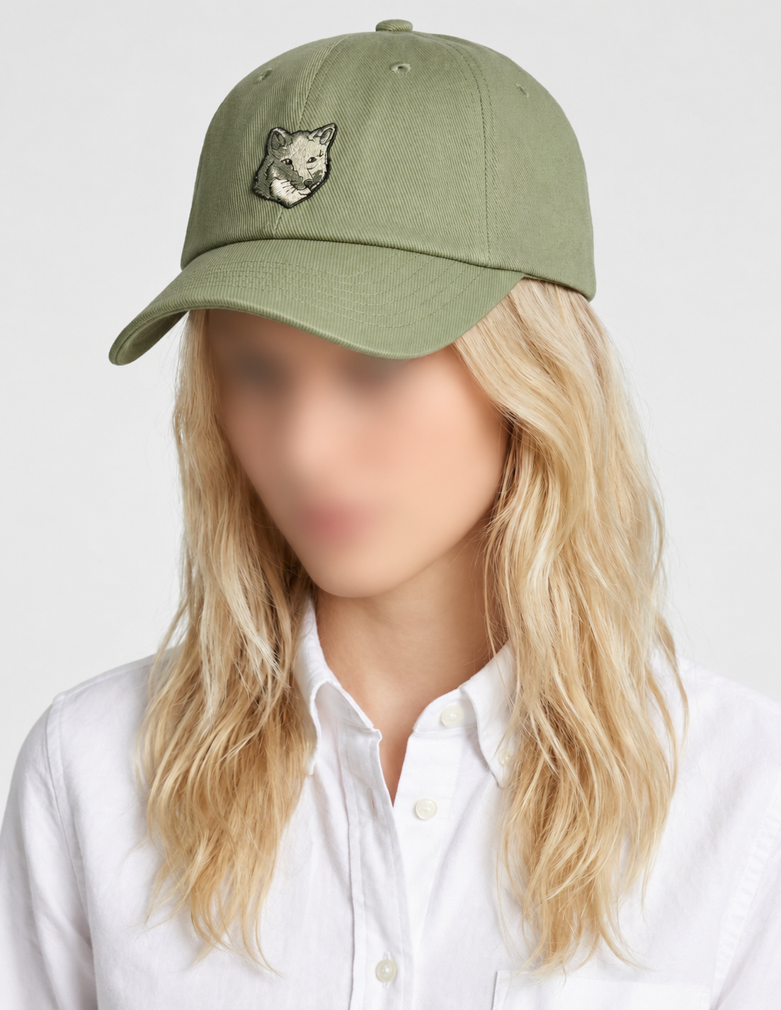 Casquette avec écusson brodé - Pebble