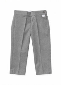 pr010w0003_072 // DOUBLON FUSION /// DOUBLON DEVIENT OK PICS / Pantaloni capri in tecnowool grigio