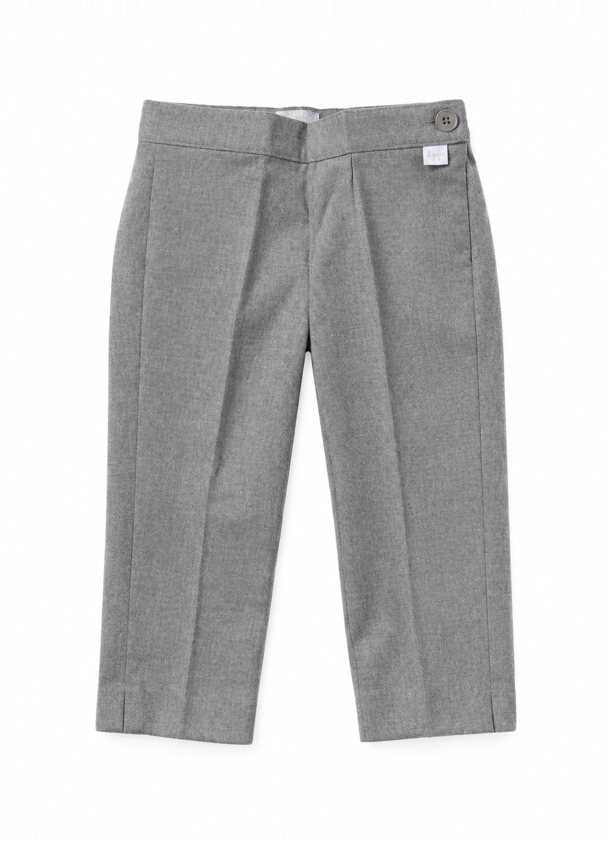 pr010w0003_072 // DOUBLON FUSION /// DOUBLON DEVIENT OK PICS / Pantaloni capri in tecnowool grigio