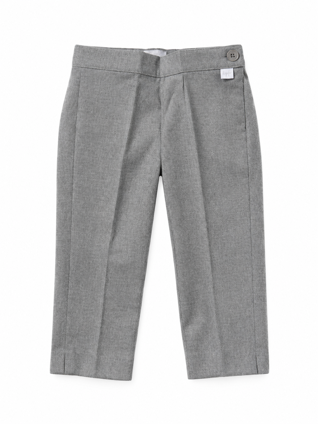pr010w0003_072 // DOUBLON FUSION /// DOUBLON DEVIENT OK PICS / Pantaloni capri in tecnowool grigio