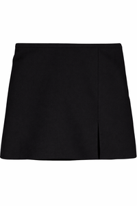 Short wool skirt - Black