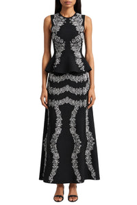 Valencia Jacquard Midi Skirt