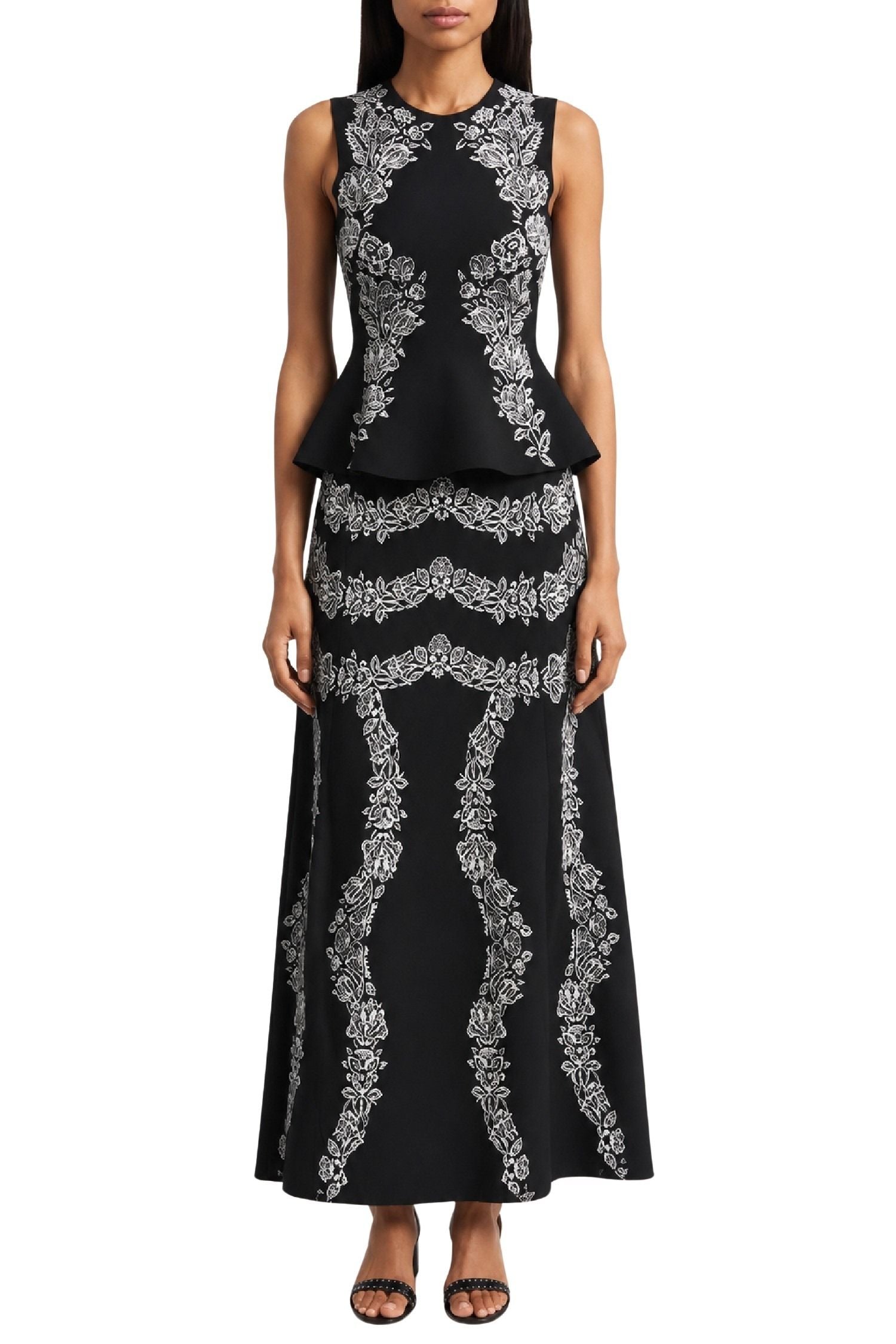 Valencia Jacquard Midi Skirt
