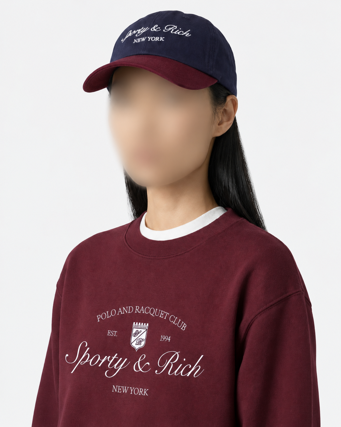 Casquette Syracuse NY - Bleu Marine & Bordeaux