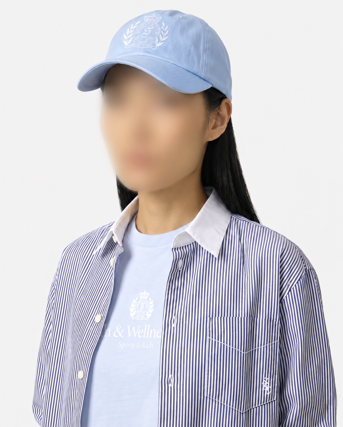 Casquette NY Crest - Ciel