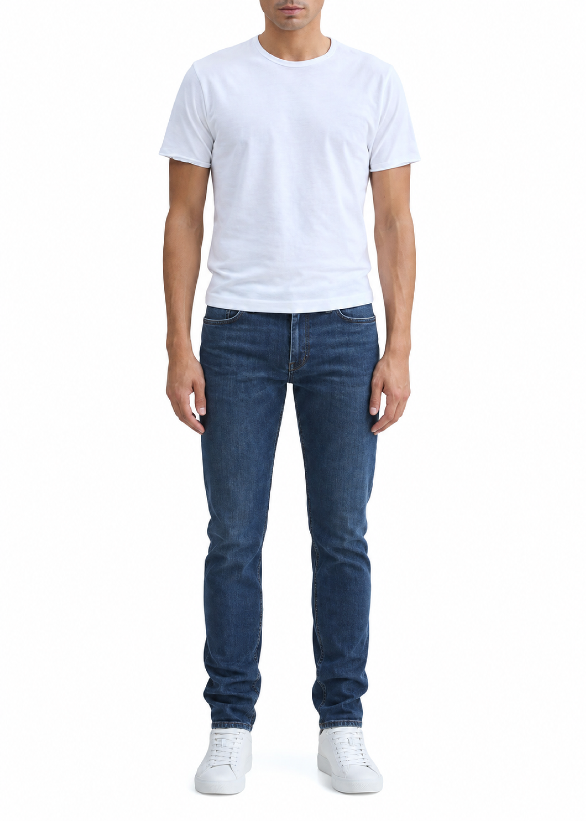 Slim-fit denim trousers, pair of 2 - Fairburn