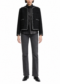 Mirabelle tweed jacket - Black