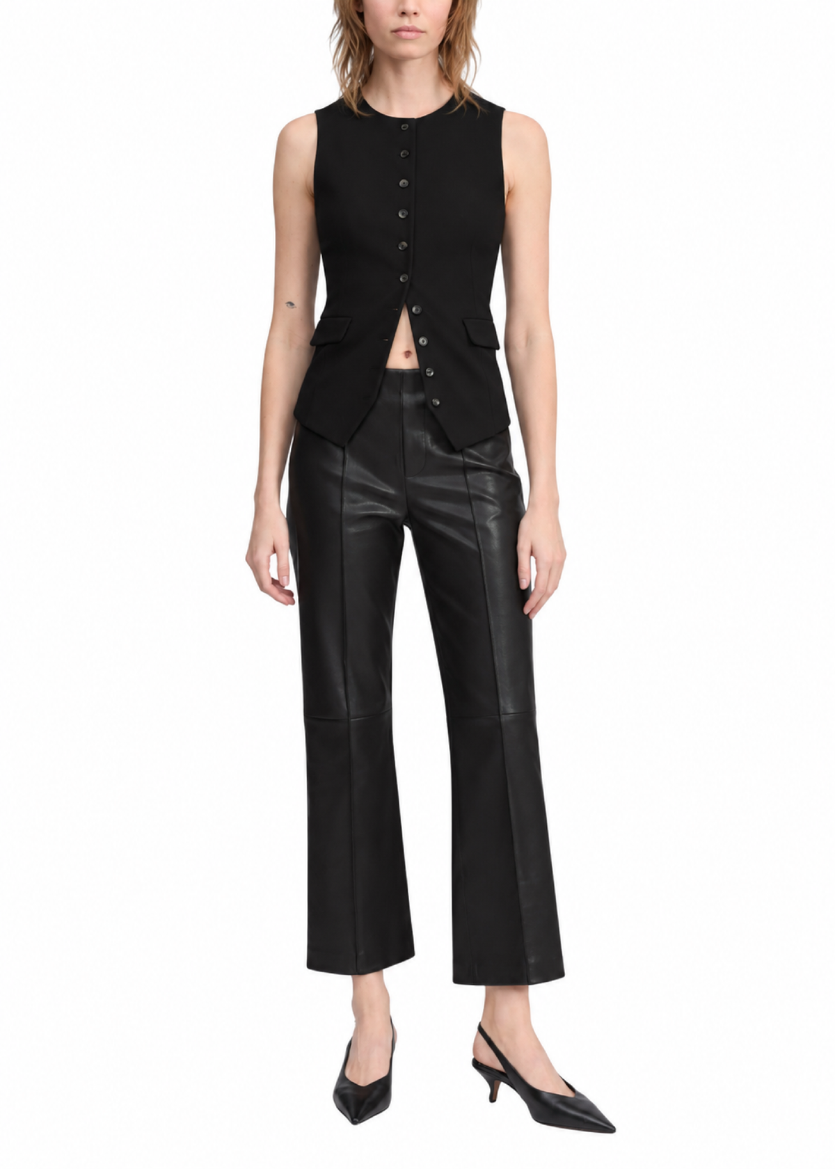 Irina Ponte Long Blazer - Black