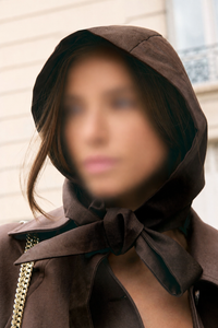PRIX RECO : 30 // Capuche Le Jane - Marron foncé