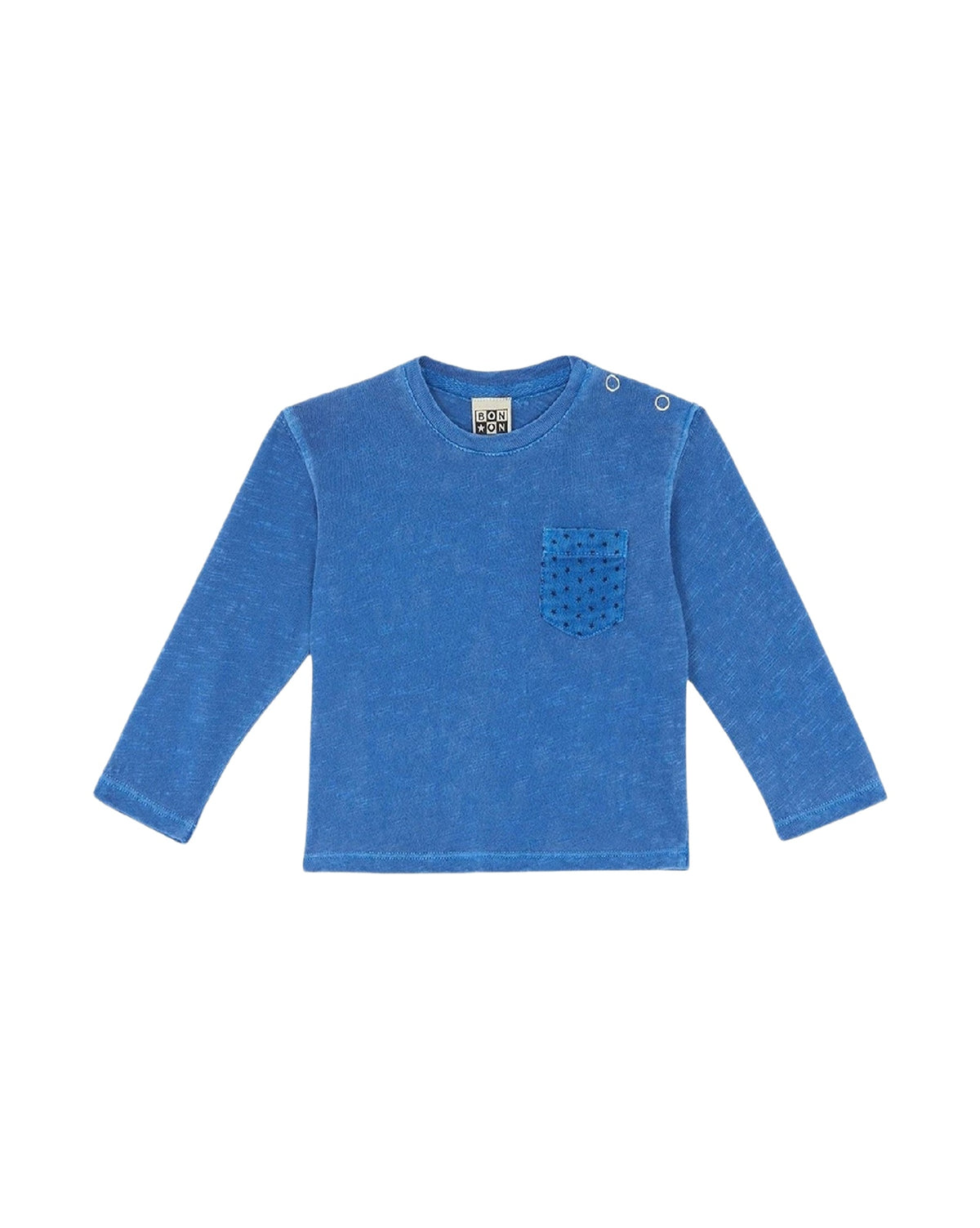 T-shirt Lexie en coton - Bleu Méditerranée