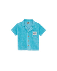Livio cotton polo shirt - Blue Fish