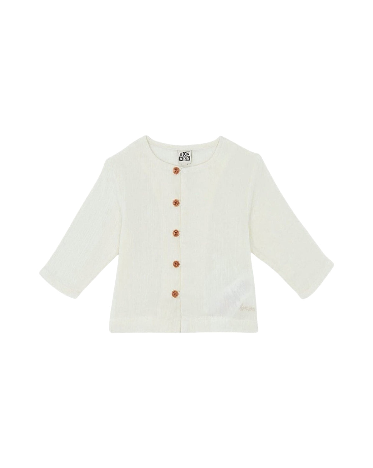 Linde cotton shirt - Ecru Bonton