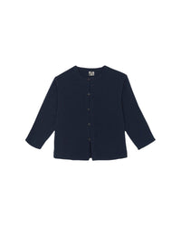 Linde cotton shirt - Midnight Blue