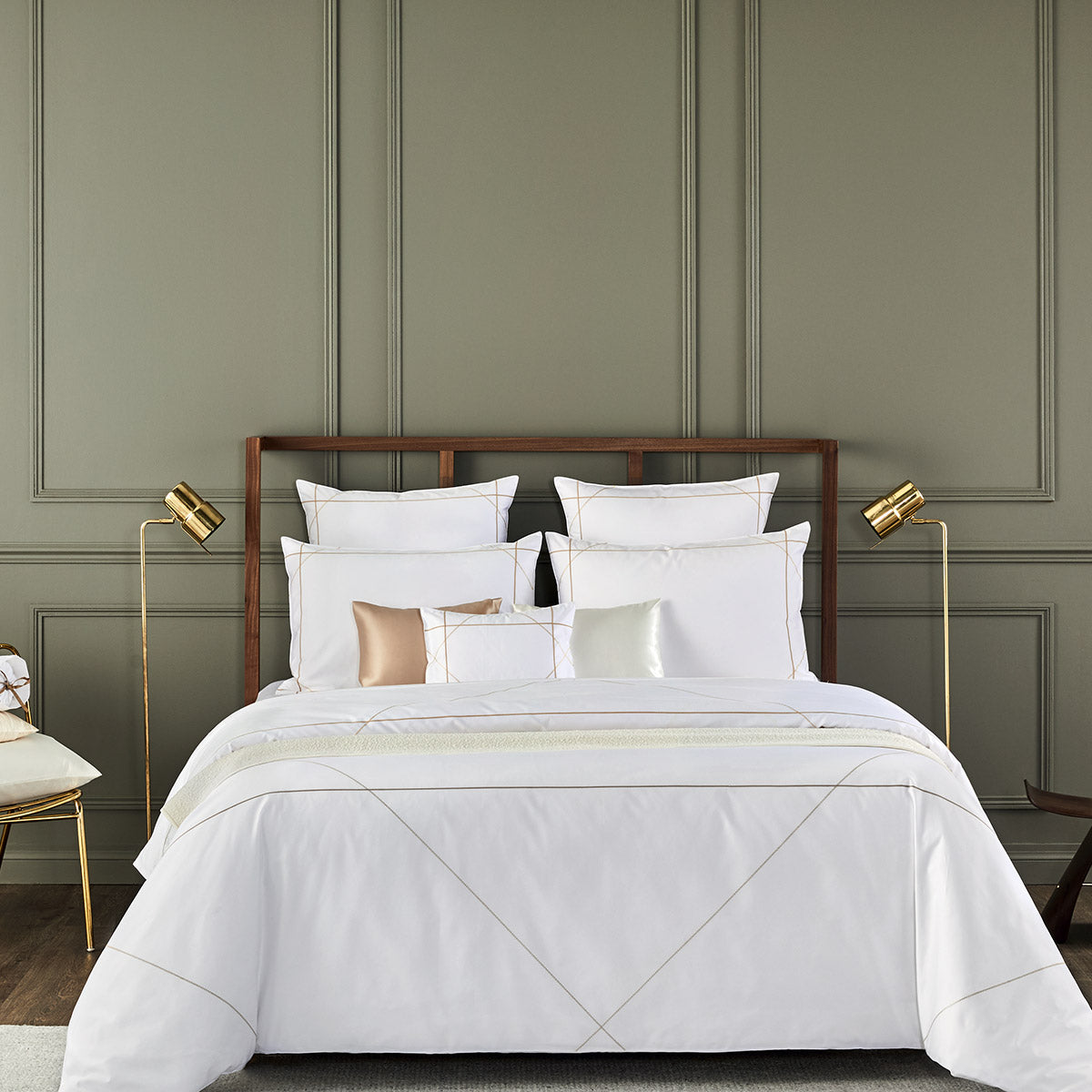 Taies d'oreiller Christia - Blanc & Terre