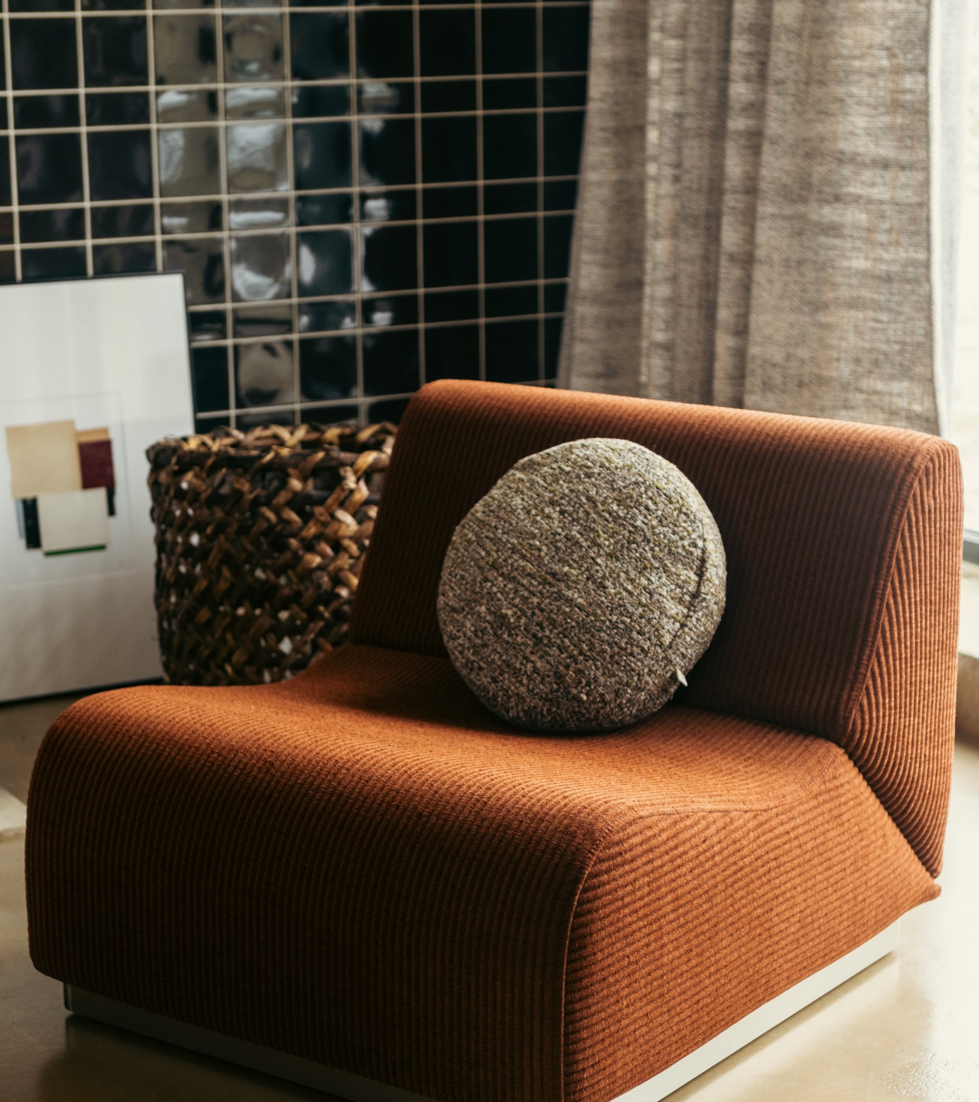 Coussin Ciccio - Vert Et Marron