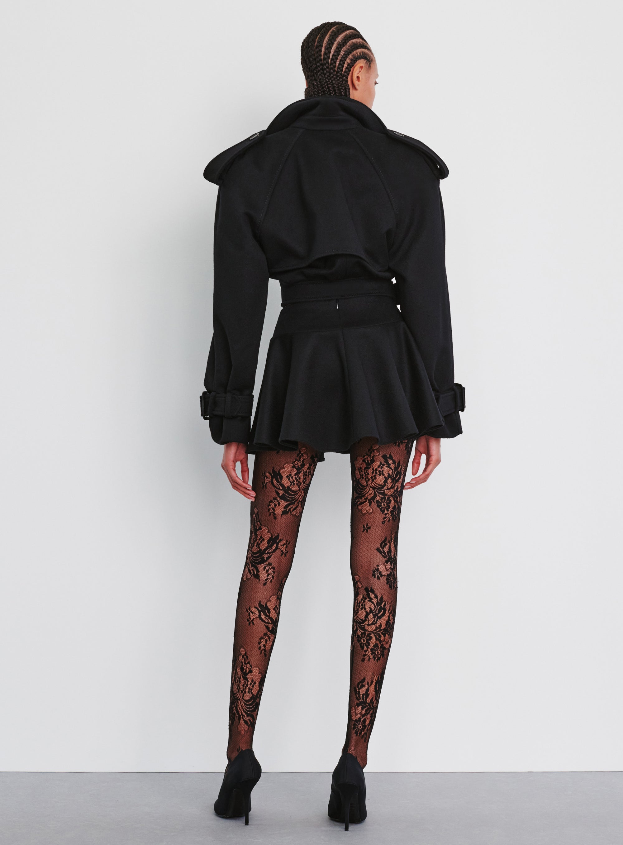 Circle Skirt Mini - Black