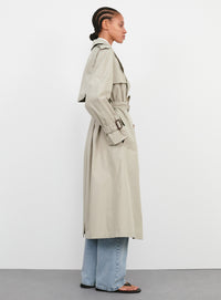 Classic Trench Coat - Cement