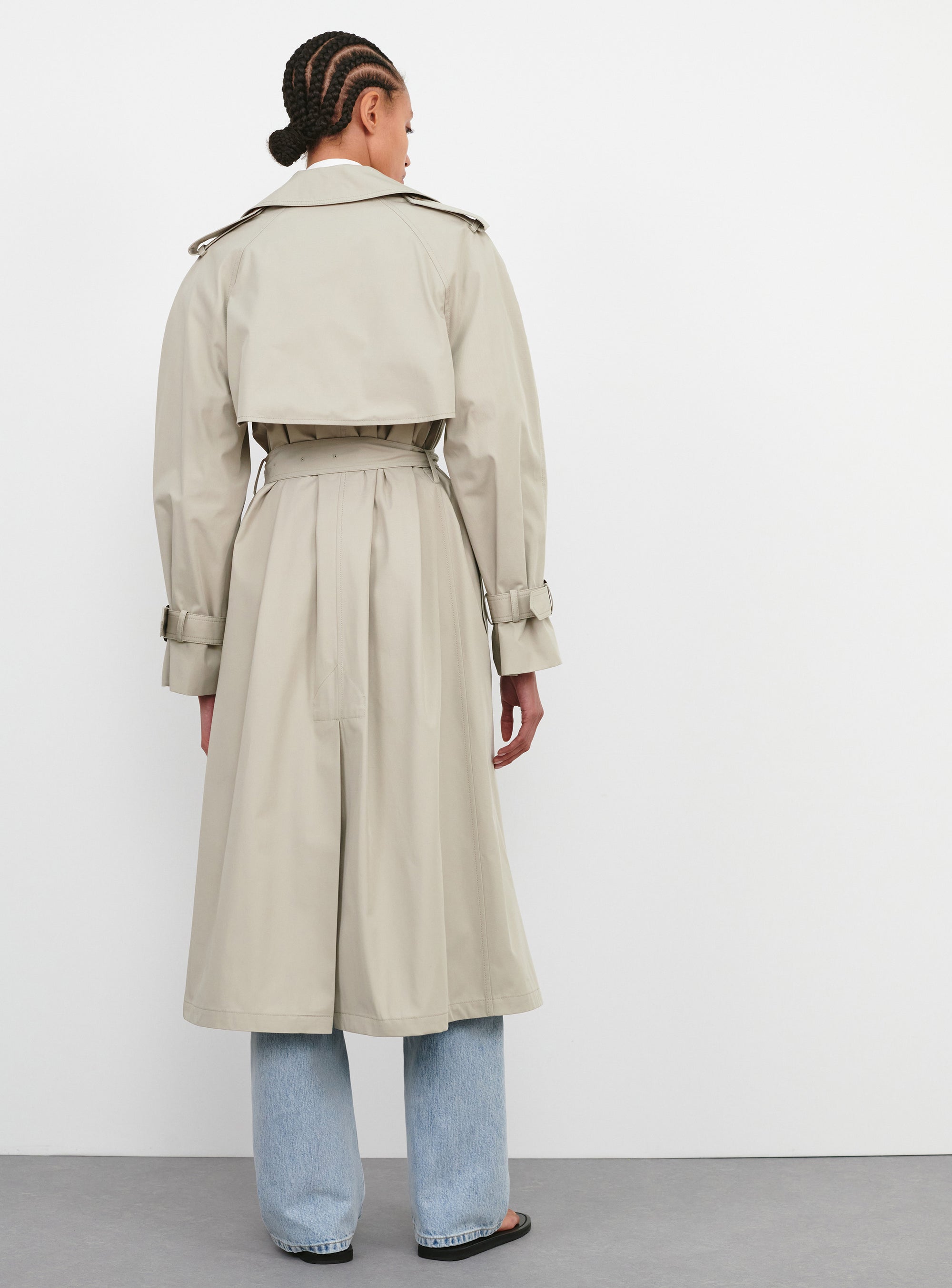 Classic Trench Coat - Cement