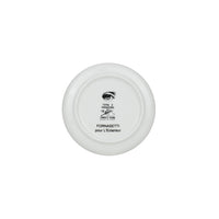 Tema e Variazioni n°10 porcelain coaster - Black & White