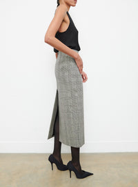 Contour Midi Skirt - Prince of Wales