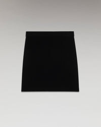 NOIR / DJV / QTY : 1 / Jupe Mini À Côtes - Noir