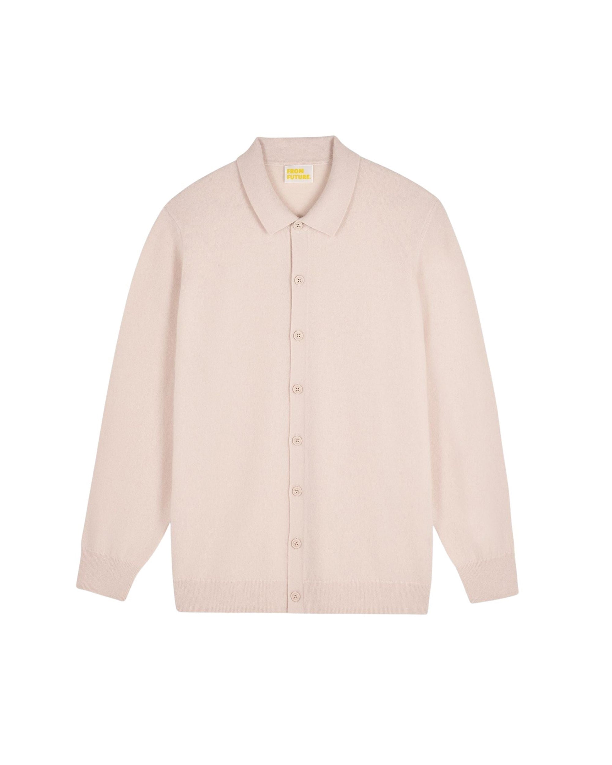 ZZ HORS LIGNE Chemise manches longues en cachemire - Sable