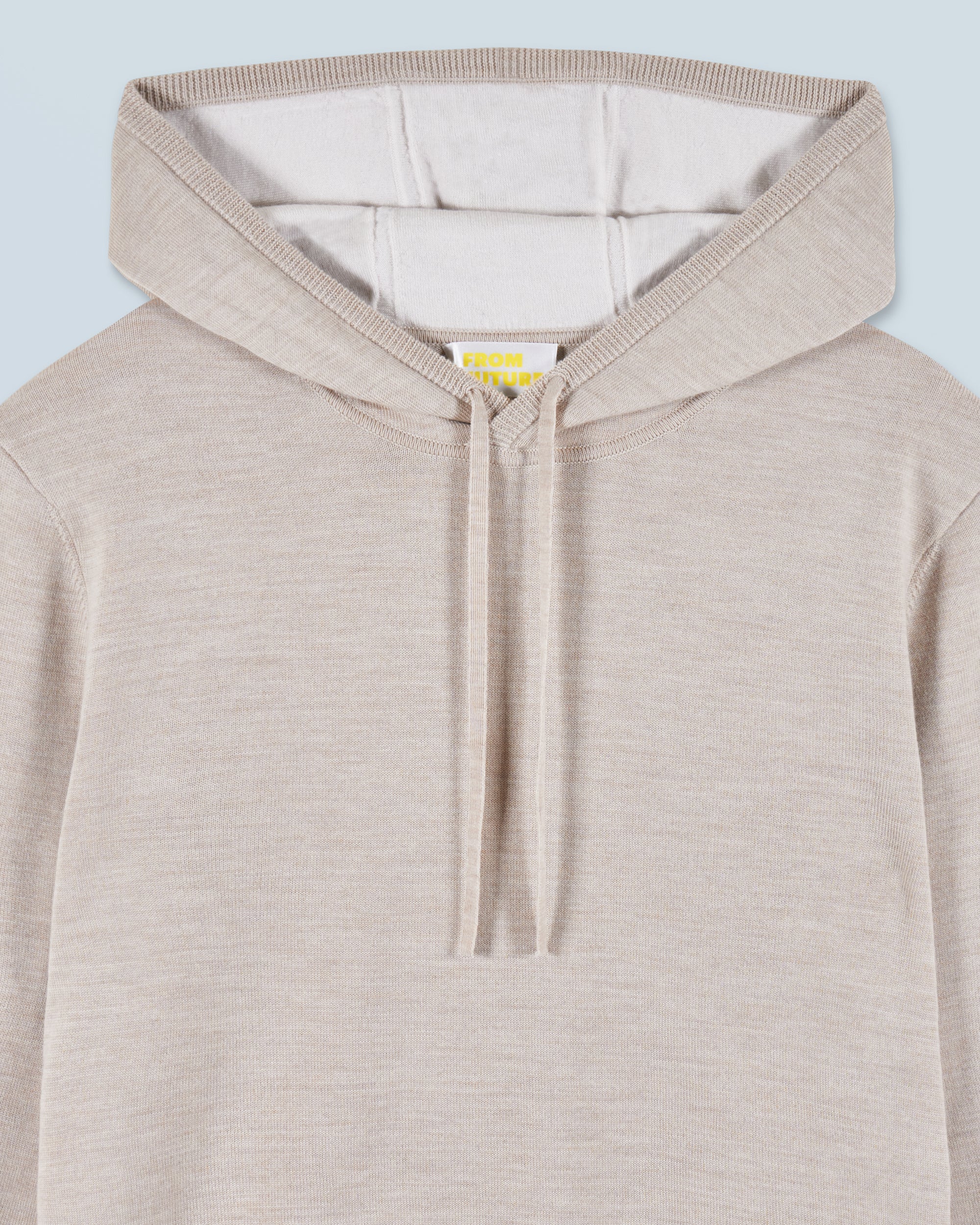 Y. ONLY PORTE / BEIGE CHINÉ / DJV / QTY : 1 / Pull Hoodie - Beige Chiné