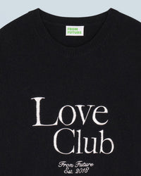 Y. ONLY PORTE / NOIR / DJV / QTY : 2 / Pull Col Rond Love Club - Noir
