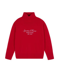 DARK RED / DJV / QTY : 0 / Pull Col Roulé - Dark Red