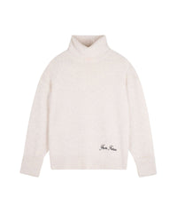 ECRU CHINE / DJV / QTY : 8 / Pull Col Roulé - Ecru Chine