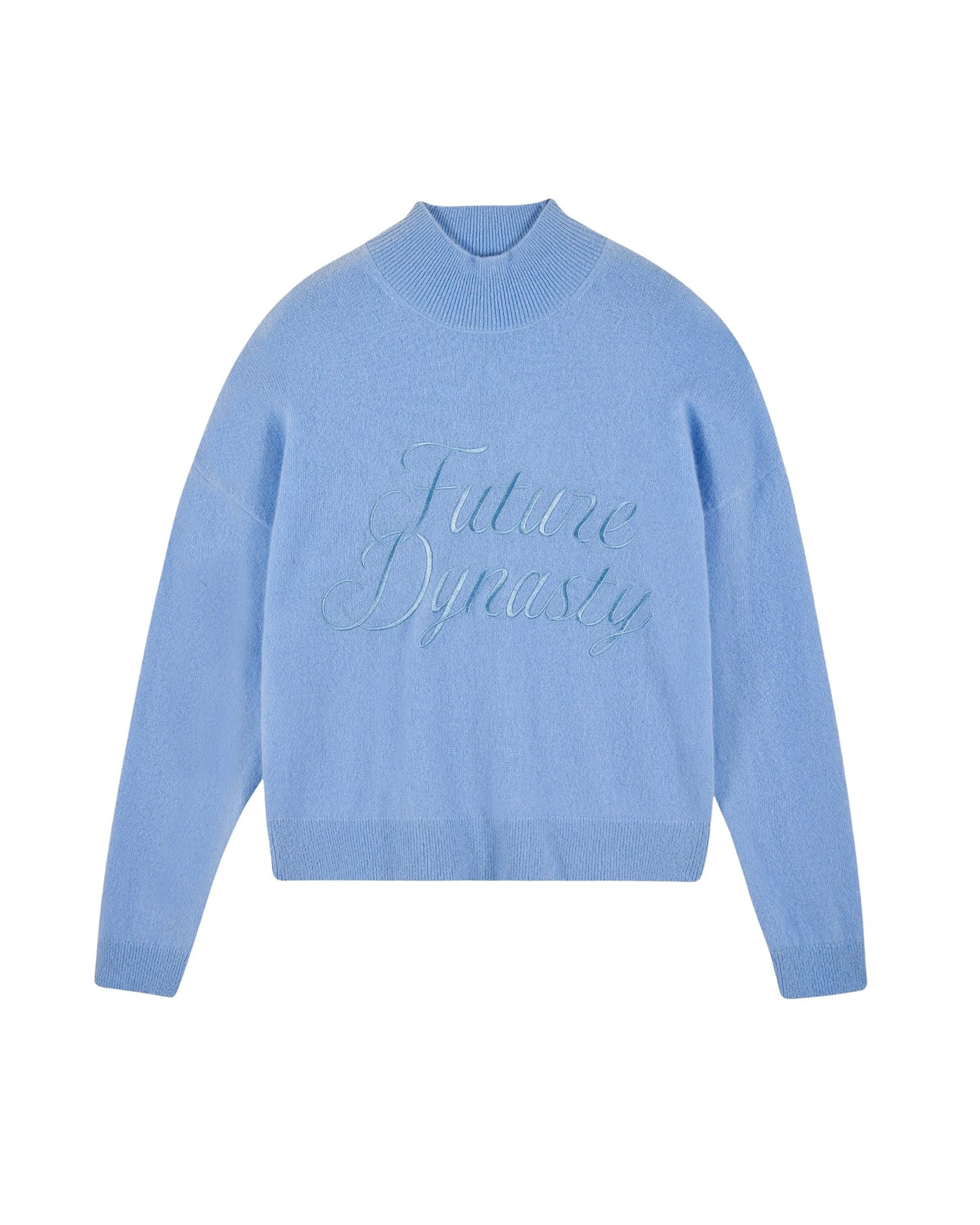 FAIRY BLUE / DJV / QTY : 5 / Pull Col Montant - Fairy Blue