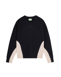 Pull à col rond en cachemire - Noir