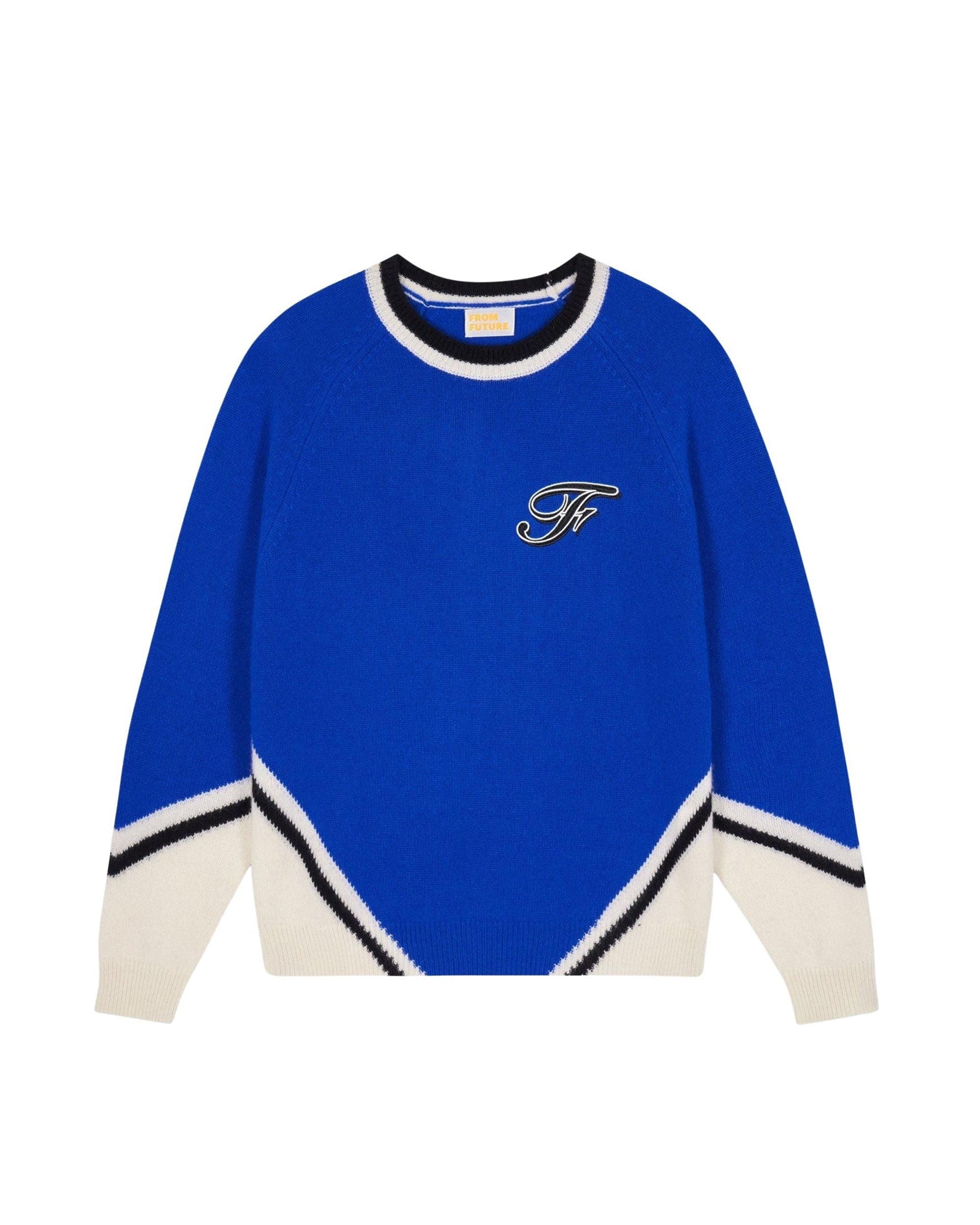 POP BLUE / DJV / QTY : 1 / Pull Col Rond - Pop Blue
