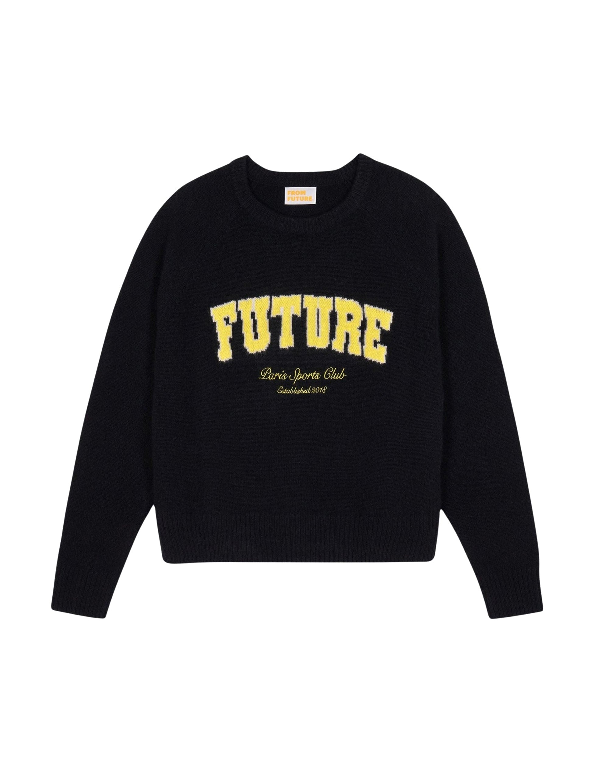 NOIR / DJV / QTY : 0 / Pull Col Rond Future - Noir