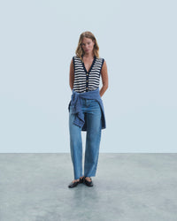 NAVY / DJV / QTY : 2 / Pull Sans Manches - Navy