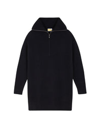 NOIR / DJV / QTY : 6 / Robe Courte Manche Longue - Noir
