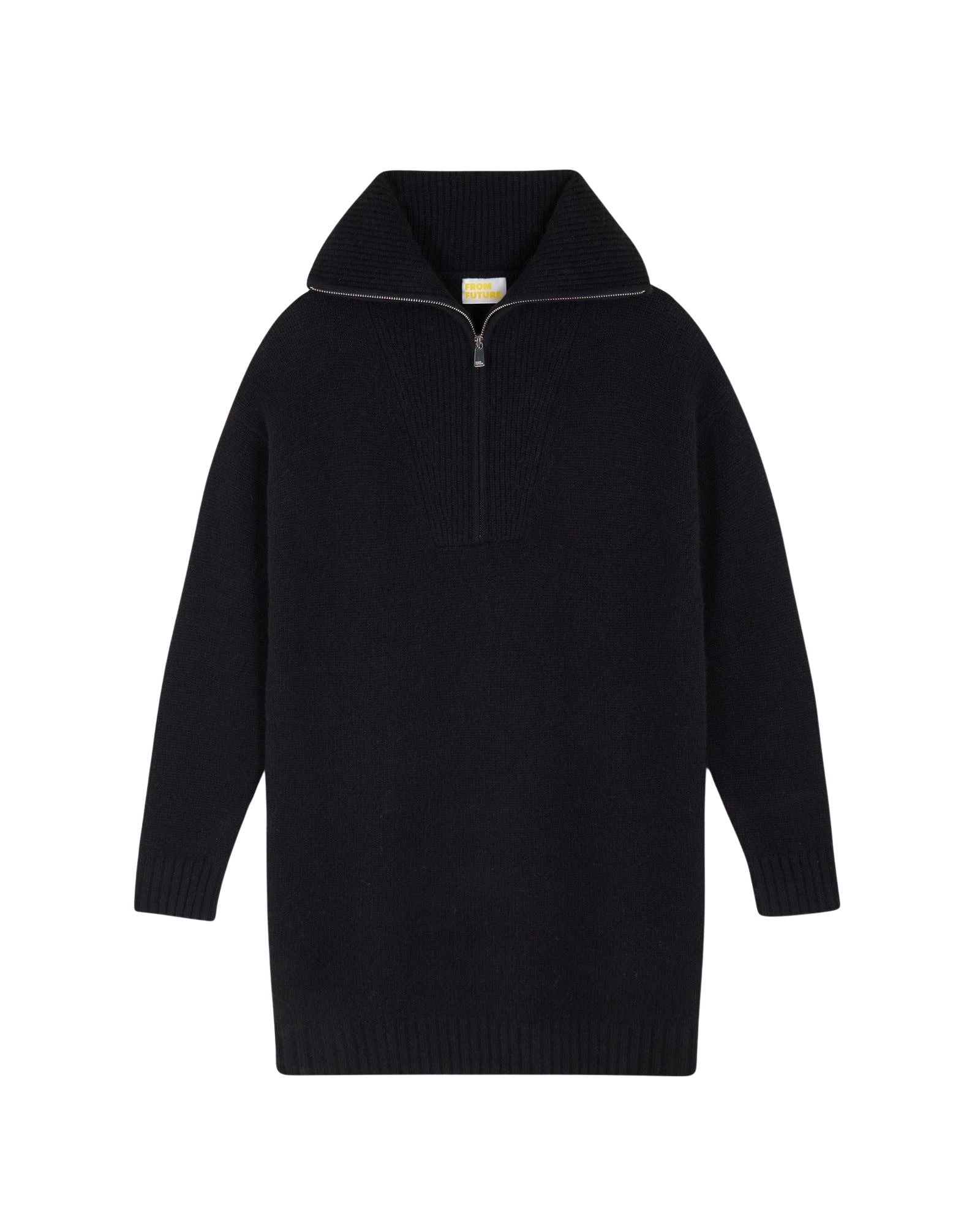 NOIR / DJV / QTY : 6 / Robe Courte Manche Longue - Noir