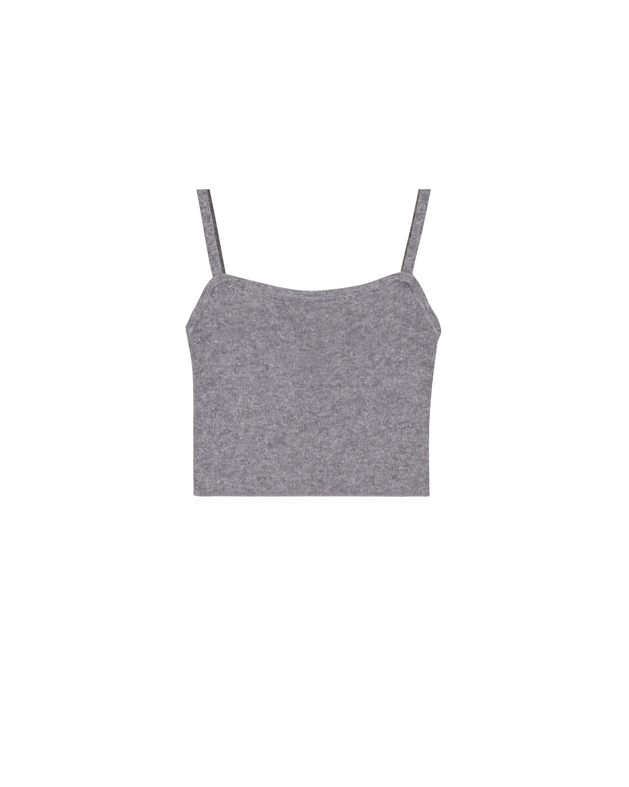 GRIS CHINE FONCE / DJV / QTY : 2 / Top Bretelle Seconde Peau - Gris Chine Fonce