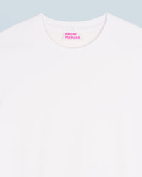 T-shirt à col rond - Blanc