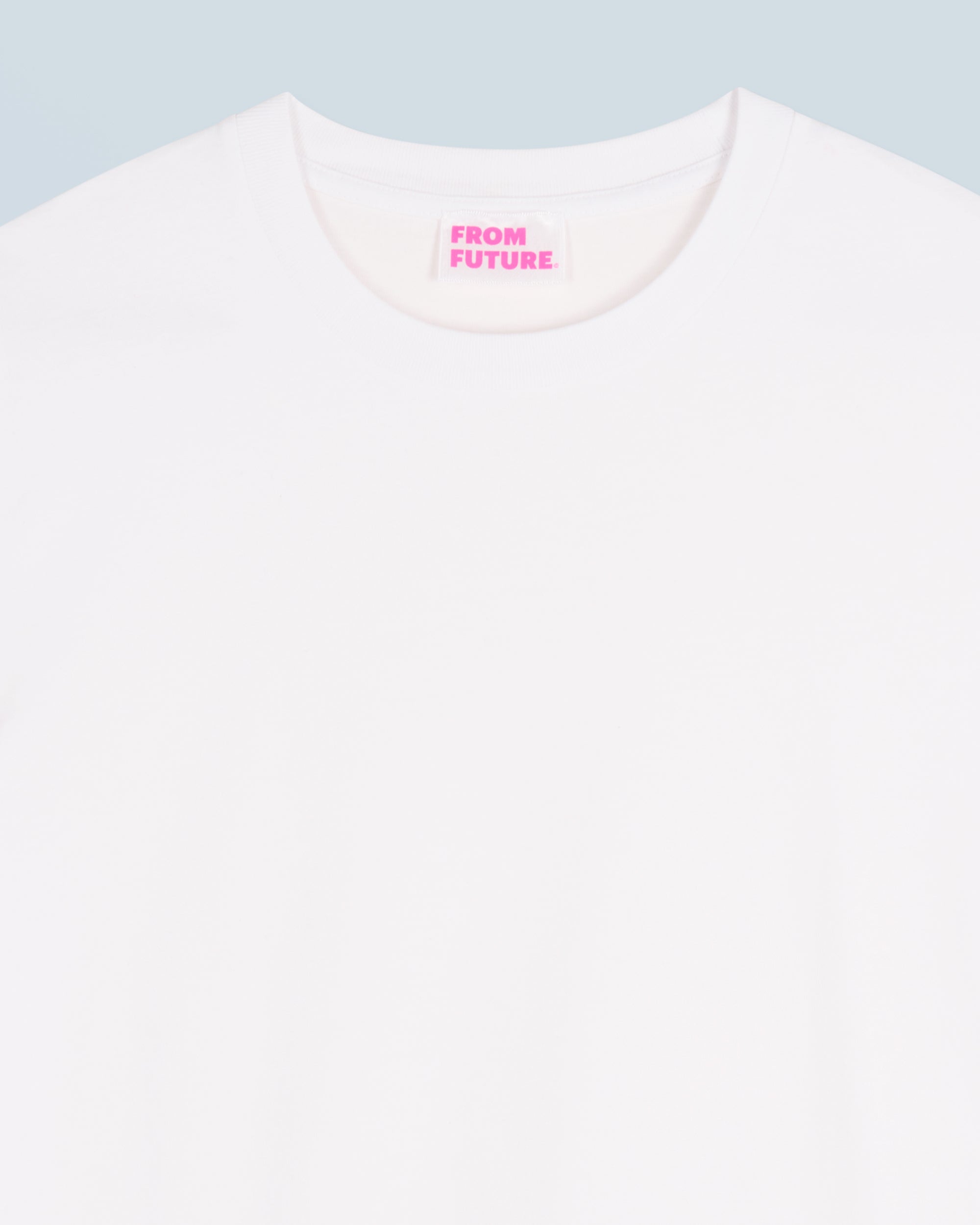 T-shirt à col rond - Blanc