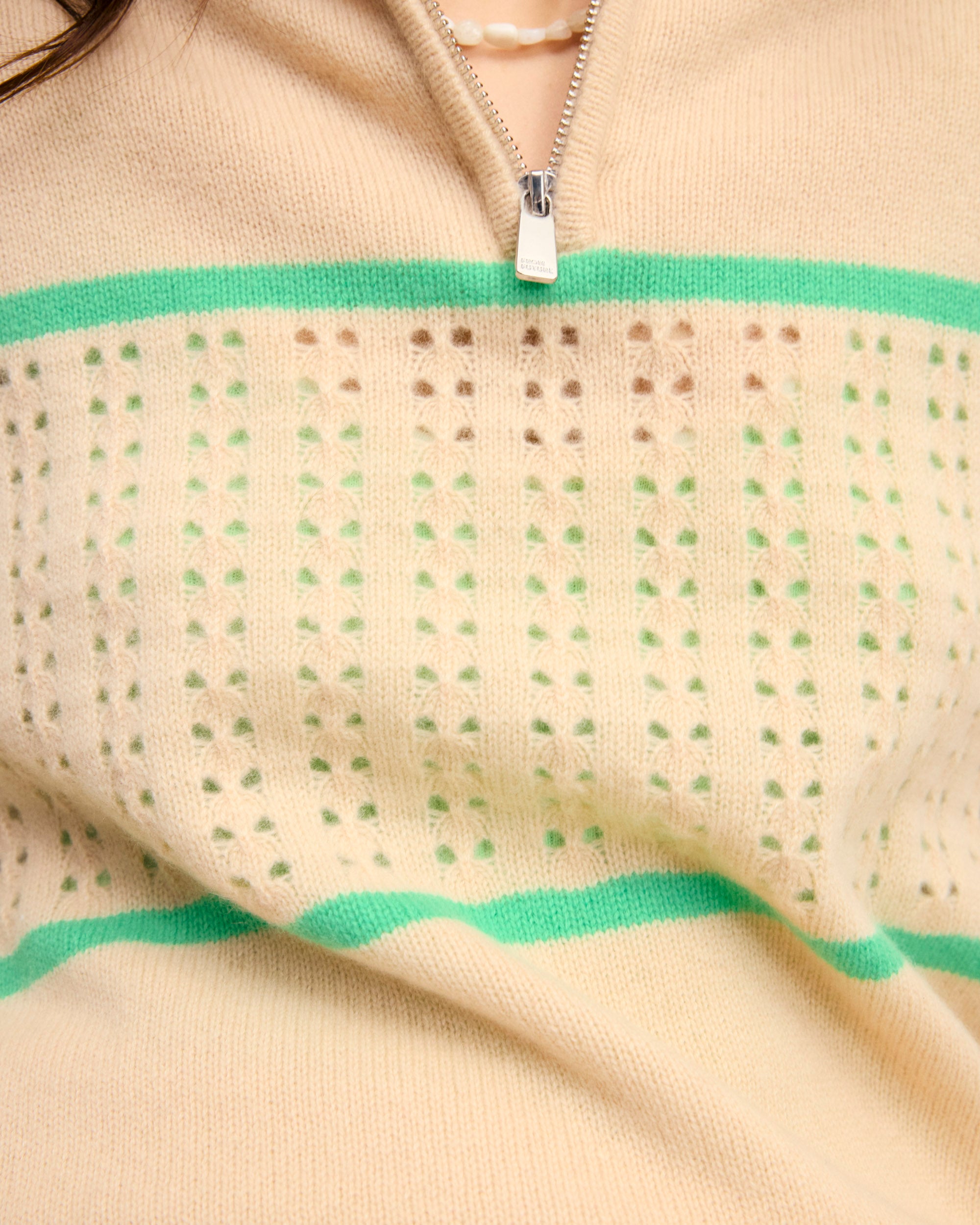 Pull à col camionneur en cachemire - Light Beige