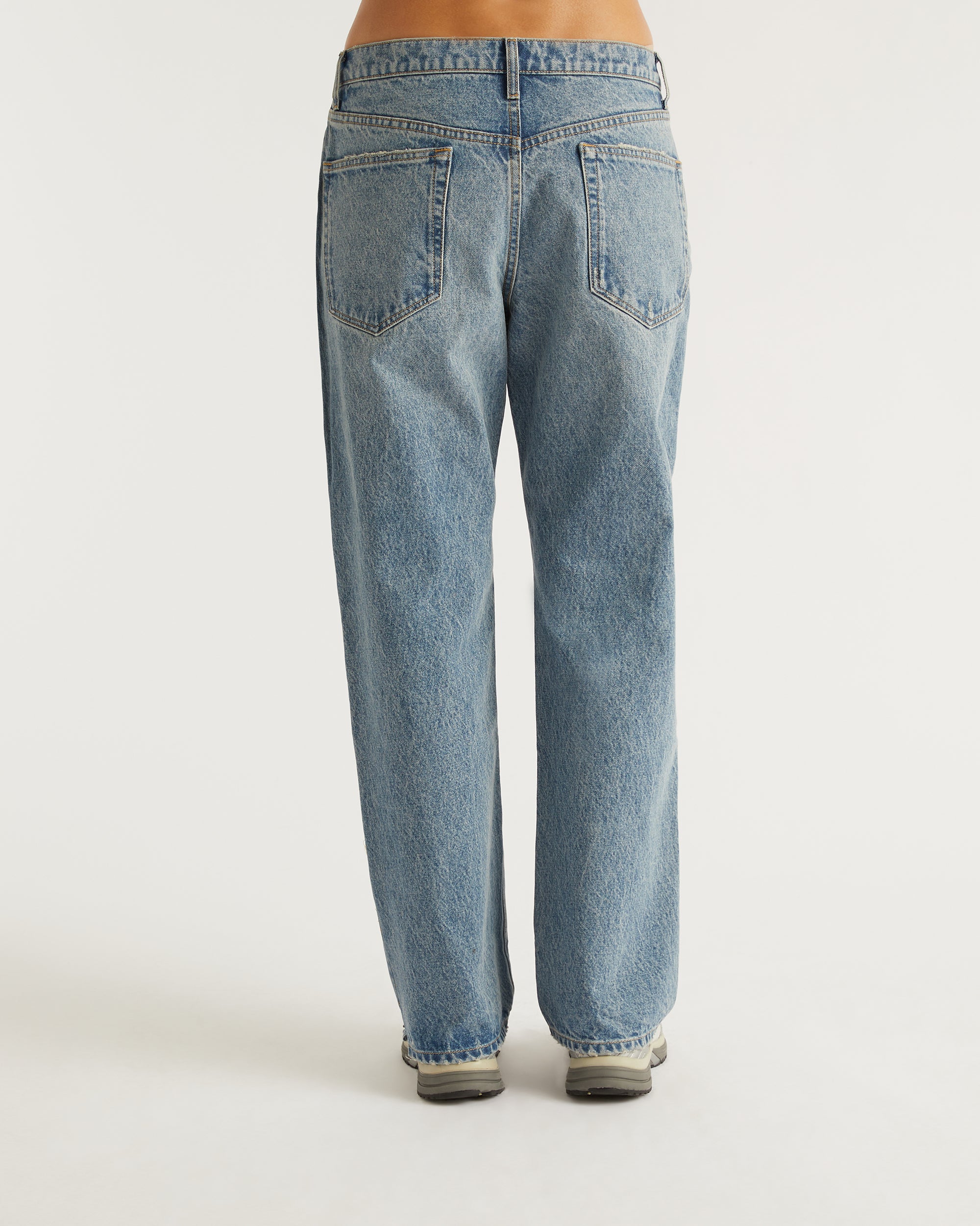 Pantalon droit Jonah en denim - Bleu Clair