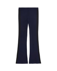 Pantalon flare en laine - Navy