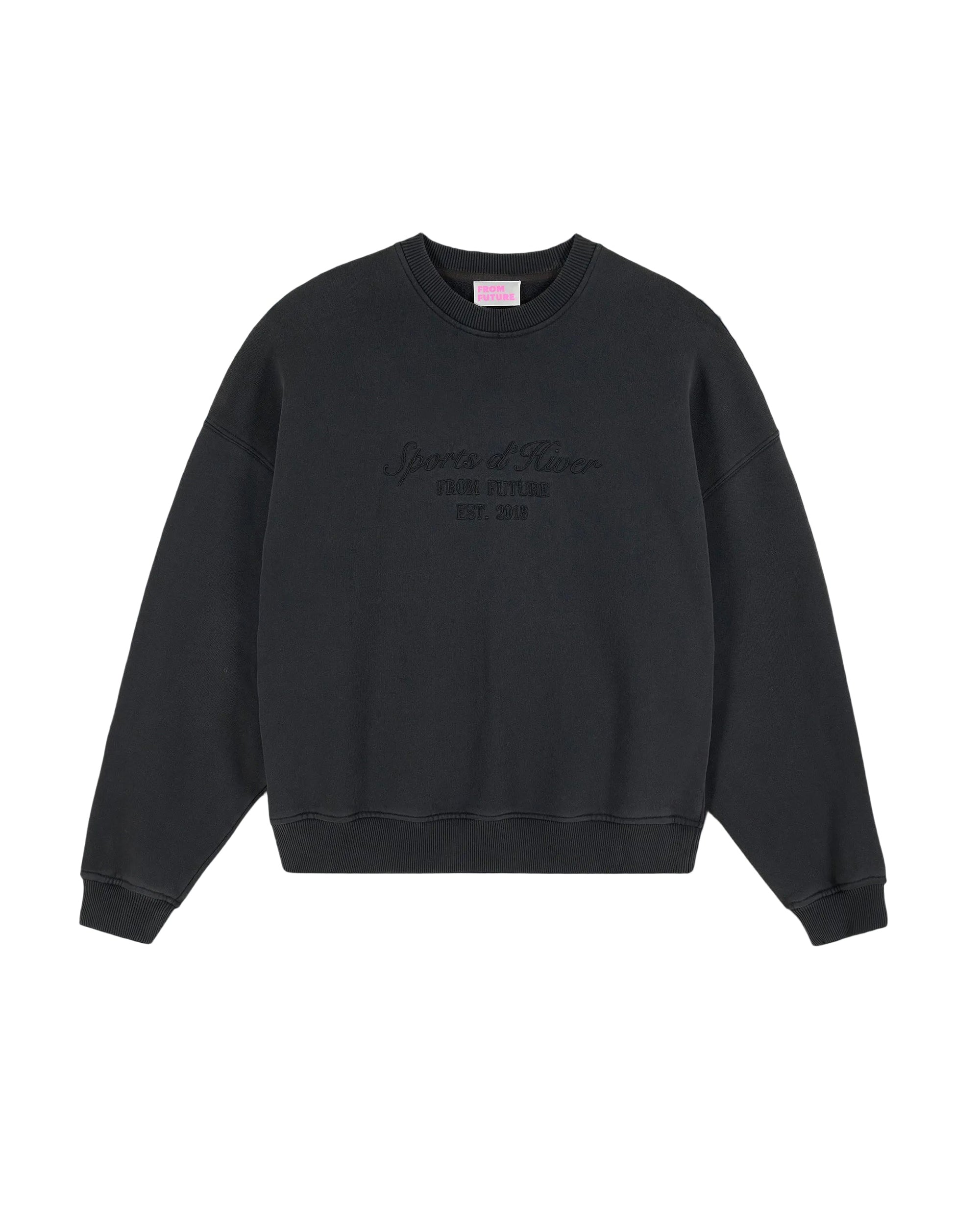 Hoodie Ski Club - Washed Black