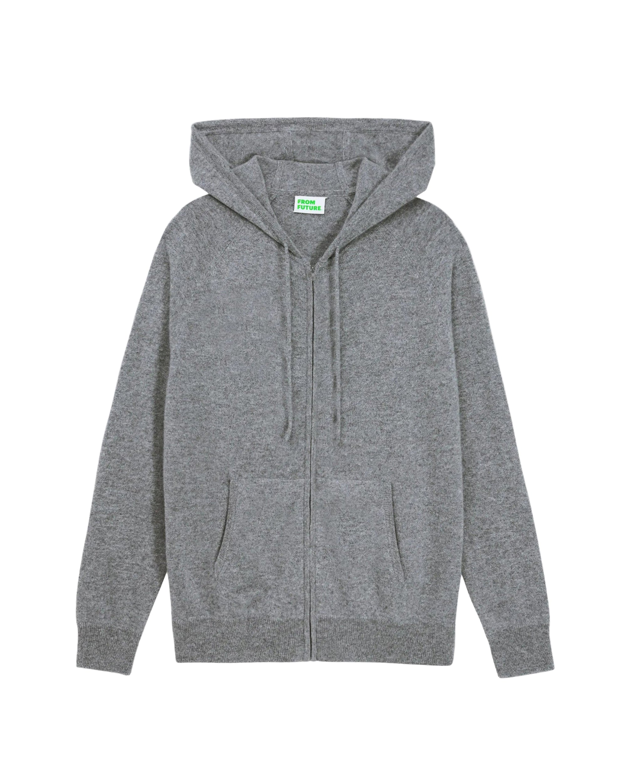 Hoodie en cachemire - Gris Chiné Foncé