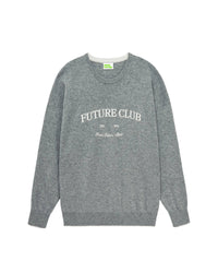 Pull à col rond en cachemire - Gris Chiné Foncé