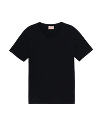 T-shirt à col V - Noir