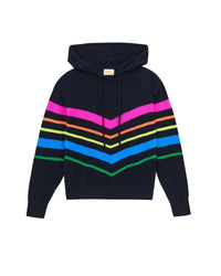 Hoodie en cachemire - Noir